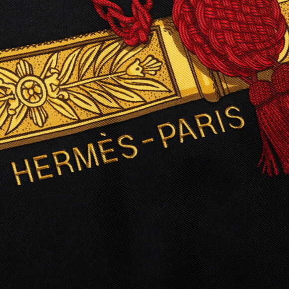Authentic Hermes Carré Grand Uniforme Silk Scarf - Picture 4 of 6